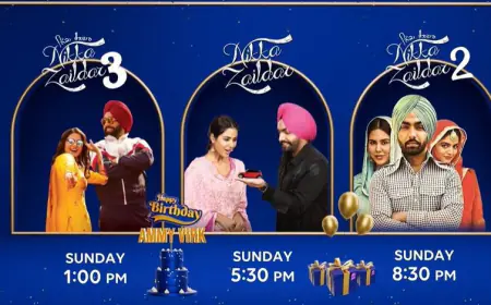 'Zee Punjabi Presents Ammy Virk Birthday Bash: Back-to-Back 'Nikka Zaildar' Trilogy Special!'