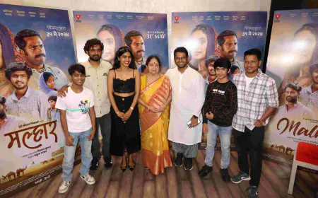 Anjali Patil and Sharib Hashmi starrer film 'Malhar' poster launched, to be released in Hindi and Marathi on May 31