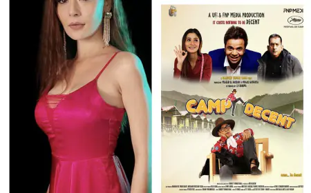 Sara Khan's Decent Camp gets a poster release at prestigious Cannes 