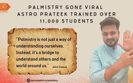 Astro Prateek Successfully Trained 11,000 Students in Palmistry