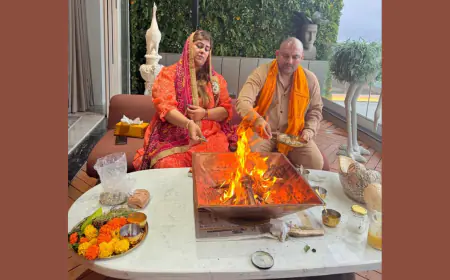 Global Business Icon Shri Nitin Tiwari Celebrates Anniversary with Shrimati Reena Tiwari in Mumbai