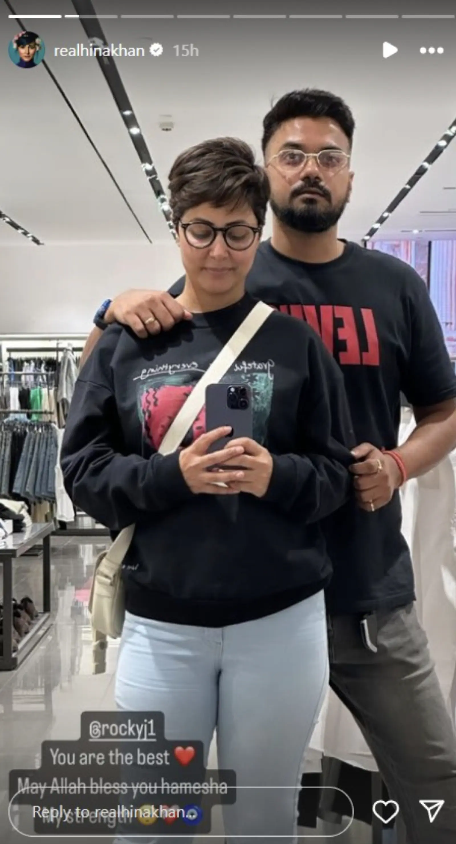 r boyfriend amid her battle with cancer, expressed her heart in the message