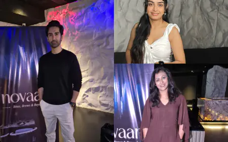 Ishaan Singh Manhas, Kashish Duggal, and Twinkle Arora Grace the newest restaurant Novaara in Malad