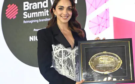 Kiara Advani receives the Brand Personality of the Year award; she says her best asset as a brand ambassador is her sincerity