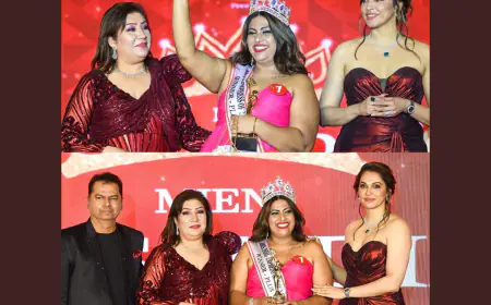 Shivangi Dalvi won the crown in the Plus Size Category at the Mrs. India Empress of the Nation 2024, organized by DIVA Pageants
