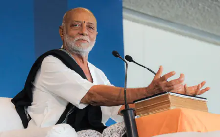 Spiritual guru Morari Bapu places humanity at the centre of landmark Ram Katha at United Nations, New York