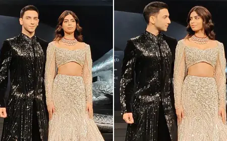 Vedang Raina wants to do a film with Khushi Kapoor, expressed his heart during India Couture Week