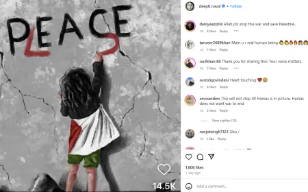 Actress Deepti Naval made a cryptic post amid the Israel-Hamas war, your heart will melt after seeing the girl's picture