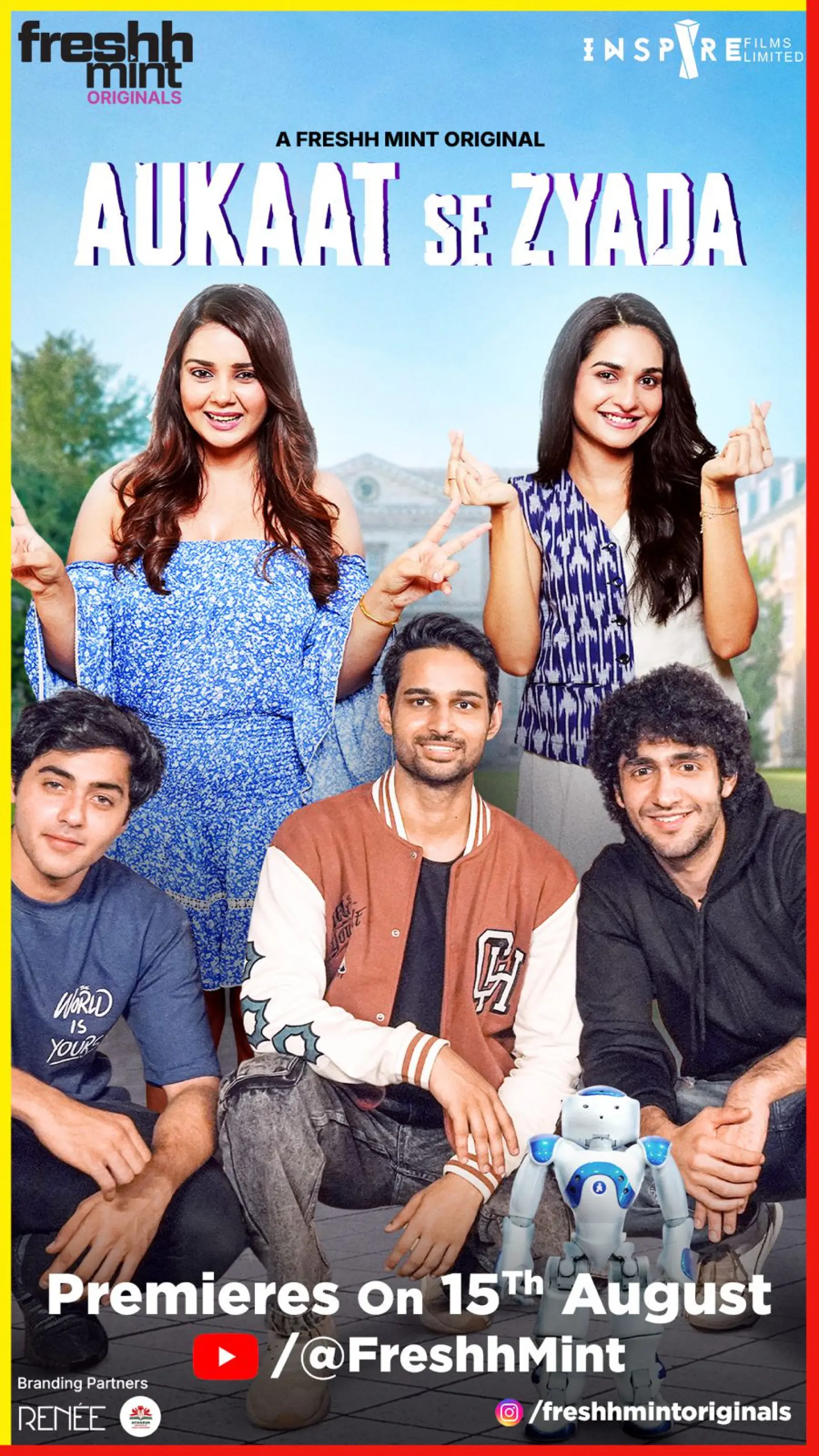 Trailer of  Yash and Mamta Patnaik's series  ‘Aukaat Se Zyaada'  on You Tube Channel  Freshh Mint, Sparks Excitement