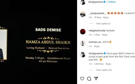 Vijay Varma's photo shared with RIP message from his account, fans lashed out, had to apologize