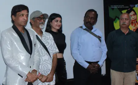 TRAILER and music launch of Producer Director Sanjiv R Singh, Dashing star Ashoka Thackur's comedy film 'Rangeela Daaruwala'