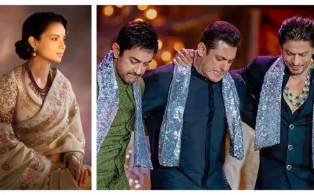 Kangana Ranaut broke silence about the three Khans, said this at the trailer launch of 'Emergency'