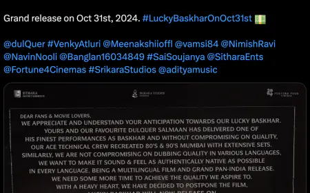 Release date of 'Lucky Bhaskar' changed again, now Dulquer Salmaan's film will hit the theaters on this day