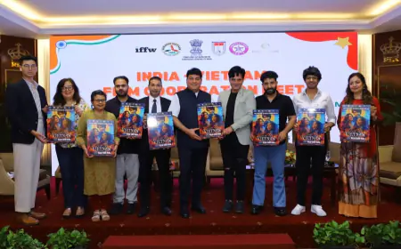 Sarvesh Goel Unveils Poster for 'Love in Vietnam' at Namaste Vietnam Festival