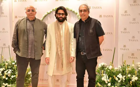 Tasva Unveils its New Flagship Store in Hyderabad with a Grand Baraat, Led by actor Naga Chaitanya