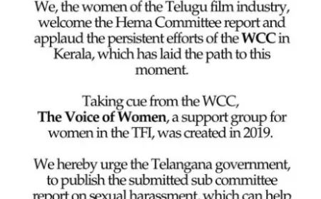 Samantha Ruth Prabhu shared a post and made appeal with the Telangana government amid claims of sexual harassment