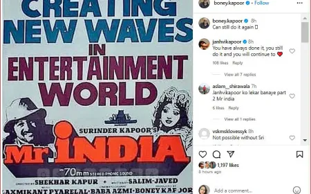 Speculations about 'Mr. India 2' intensify, fans said- 'Make a film with Varun and Janhvi's pair'