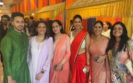Nivedita Basu enjoys Ganpati festival lunch at Ekta Kapoor’s house, meets her gal pals