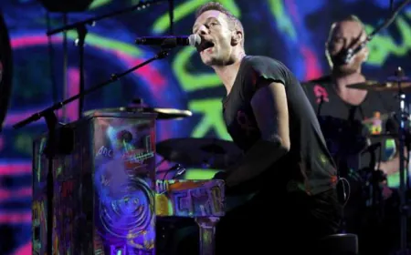 Coldplay co-founder Chris Martin has been suffering from Tinnitus since childhood, he does this before coming on stage