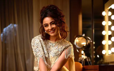 Seerat Kapoor Brings Back 80s Charm in a Luxe Ethnic Ensemble: Embellished Cape, Crop Top, and Draped Saree Over 1 Lakh