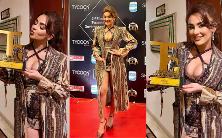 Tollywood Star Seerat Kapoor Wins 'Most Iconic and Promising Actress' Award