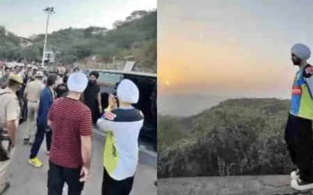 Diljit Dosanjh in Pink City: Enjoyed the sunrise on the hills of Nahargarh and Jaigarh