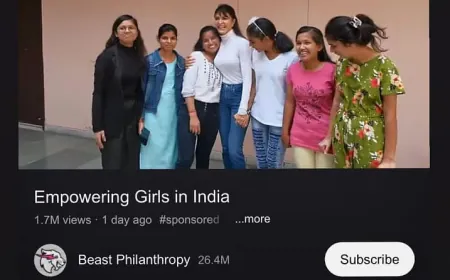 Jacqueline collaborated with YouTuber 'Mr Beast' to help the needy 