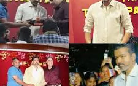 While shooting for 'Thalapathy 69', Vijay was happy to meet the families of the soldiers in Chennai