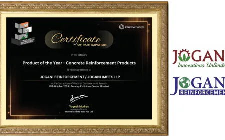 Jogani Reinforcement’s Basalt and Brass Coated Fibers appreciated with Product of the Year at WOC India 2024