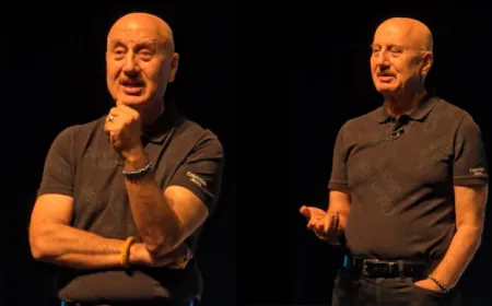 Anupam Kher told an interesting story in IFFI, his father celebrated when Anupam Kher failed in 10th class