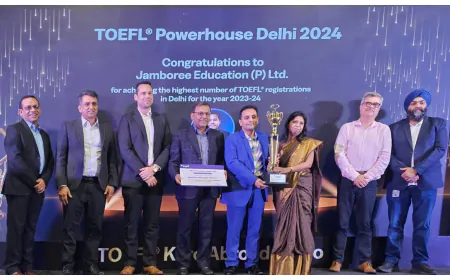 Jamboree Education Honored by ETS with the TOEFL Powerhouse Delhi 2024 Award
