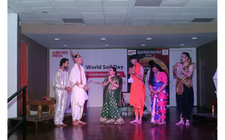 World Soil Day- AM/NS India and GPCB raise awareness on impact of plastic pollution on soil health