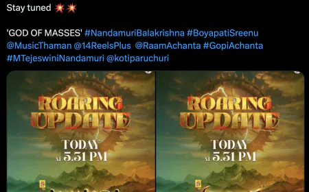 'Akhanda 2' makers shared update on Nandamuri-Boyapati's film ready to make a big bang today