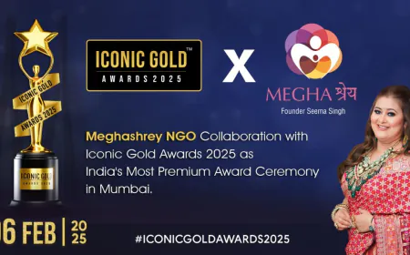 MeghaShrey NGO Joins as a Collaborator with Iconic Gold Awards 2025