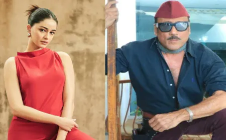 'Working with him is like a dream come true', Ananya Panday shares her work experience with Jackie Shroff