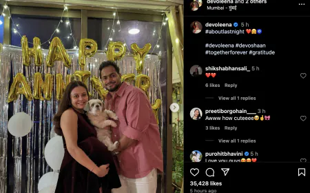 'Gopi Bahu' of 'Saath Nibhaana Saathiya' flaunts baby bump in a short frock on her wedding anniversary 
