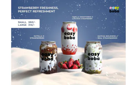 Easy Boba Introduces Winter’s Biggest Flavors with Fresh Strawberry Creations