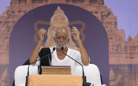 Morari Bapu says bhajan is not a path, but the destinat
