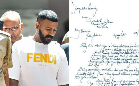 Sukesh Chandrashekhar became Santa Claus for Jacqueline Fernandez, wrote a special letter from jail