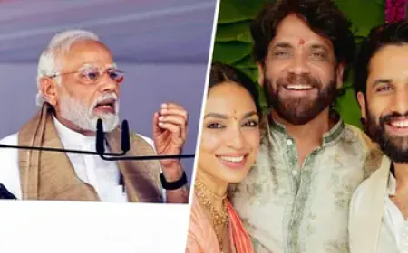 PM Modi remembered Akkineni Nageswara Rao, Sobhita-Naga Chaitanya expressed gratitude