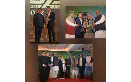 Dr. Basant Goel Honored with Prestigious Bharat Bhagya Nirmata Award by Seven Cabinet Ministers