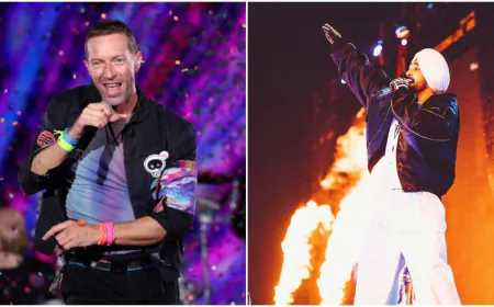 'Punjabi aa gaye oye...', Coldplay singer won the hearts of Indian fans by reading Diljit's tagline