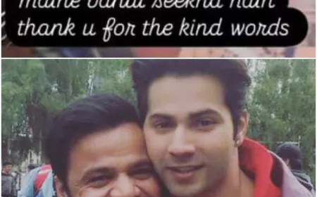Rajpal Yadav shared a story of 14 year old Varun Dhawan