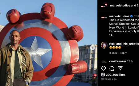 Grand welcome to the stars of 'Captain America 4' in London, pictures from Trafalgar Square