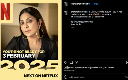 Delhi Crime 3 is releasing soon; DCP Vartika Chaturvedi is coming again to make a mark along with......