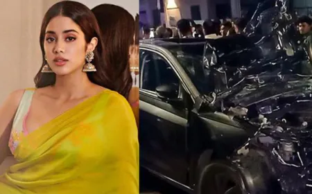 Janhvi's anger burst on law student after Vadodara road accident, said this big thing