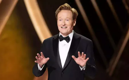 Conan wants to hear Adrian Brody's speech, hosting Oscars next year as well