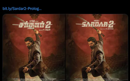 First look and teaser trailer of South star Karthi's much-awaited movie 'Sardar 2' is out