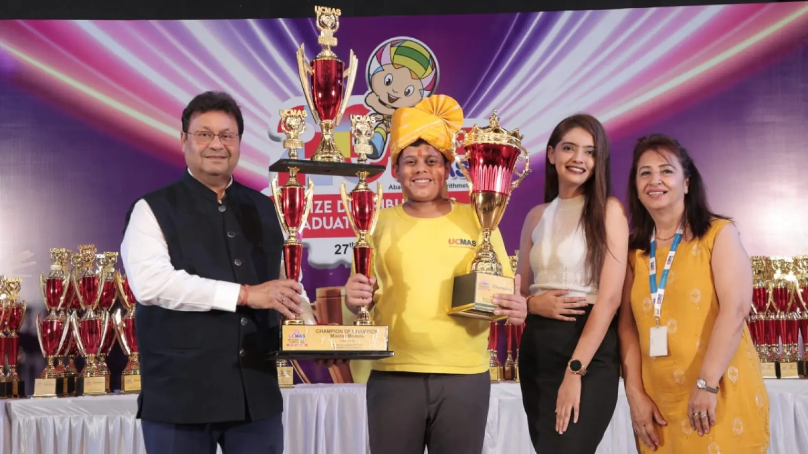 Grand Prize Distribution And Graduation Ceremony Of UCMAS State Level Competition Concludes Successfully