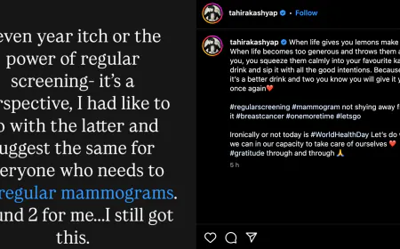 Ayushmann Khurrana's wife Tahira Kashyap cancer has relapsed, shared information through a note